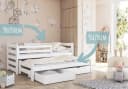Kids Collective Jugendbett mit Gästebett und Schubladen Weiß Bild 5