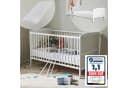 Kids Collective Babybett Weiss Kiefernholz Umbaubar Mit Matratze Bild 2