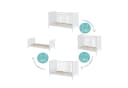 Kids Collective Babybett Weiss Kiefernholz Umbaubar Mit Matratze Bild 4