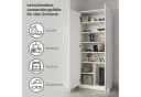 Home Collective Mehrzweckschrank Weiß Holzwerkstoff 8 Fächer Bild 1
