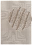 ELLE DECORATION Panglao Teppich Beige Kurzflor 3D Optik Bild 1