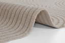 ELLE DECORATION Panglao Teppich Beige Kurzflor 3D Optik Bild 5