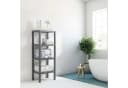 Luxury Bites Badregal Grau 4 Ablagen Kunststoff Regal Bild 1