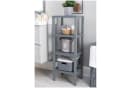 Luxury Bites Badregal Grau 4 Ablagen Kunststoff Regal Bild 2