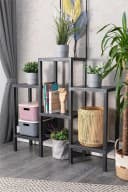 Luxury Bites Badregal Schwarz mit 4 oder 6 Ablagen Bild 1