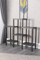 Luxury Bites Badregal Schwarz mit 4 oder 6 Ablagen Bild 4