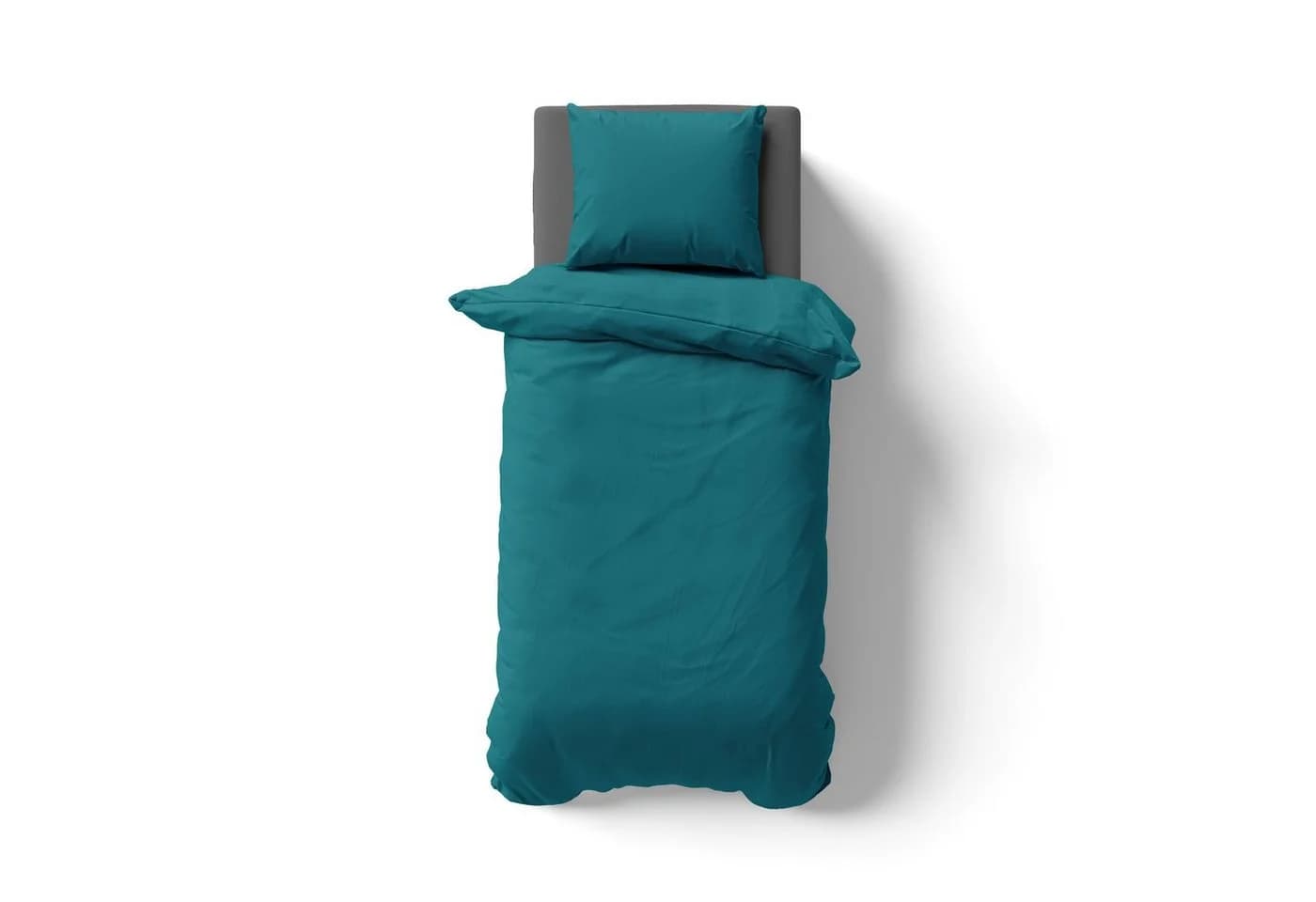 Hometex Premium Textiles Mikrofaser Bettwäsche Petrol mit Reißverschluss - Bild 2
