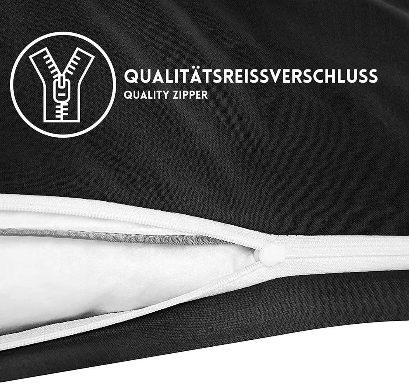 Hometex Premium Textiles Kissenbezug 2-er Set Nougat Mikrofaser