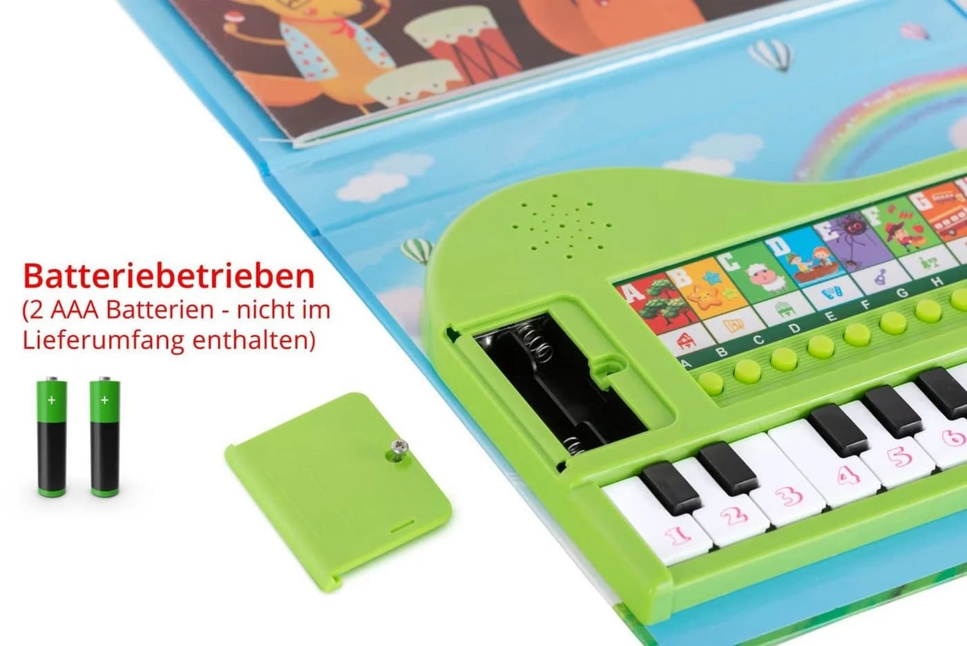 FunKey Musikbuch mit Leuchttastenkeyboard und Aufnahmefunktion - Bild 5