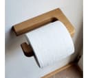 ScandiHooks Toilettenpapierhalter aus massivem Eichenholz Bild 1