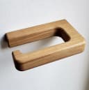 ScandiHooks Toilettenpapierhalter aus massivem Eichenholz Bild 2