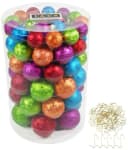 JACK Christbaumkugeln 60x Eislack Bunt Mille-Fiori Bild 2