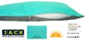 JACK Wende Dekokissen 30x50cm Outdoor Polyester Anthrazit-Aqua Bild 3