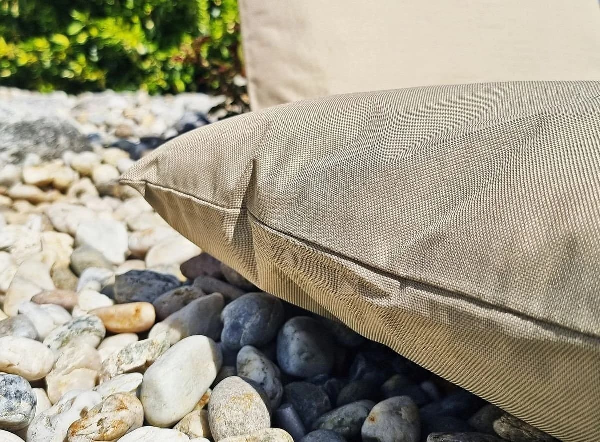 JACK Dekokissen 2er Set Taupe Wasserabweisend Outdoor - Bild 4