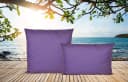 JACK Dekokissen 2er Set Outdoor Lounge Lila mit Lotus-Effekt Bild 1