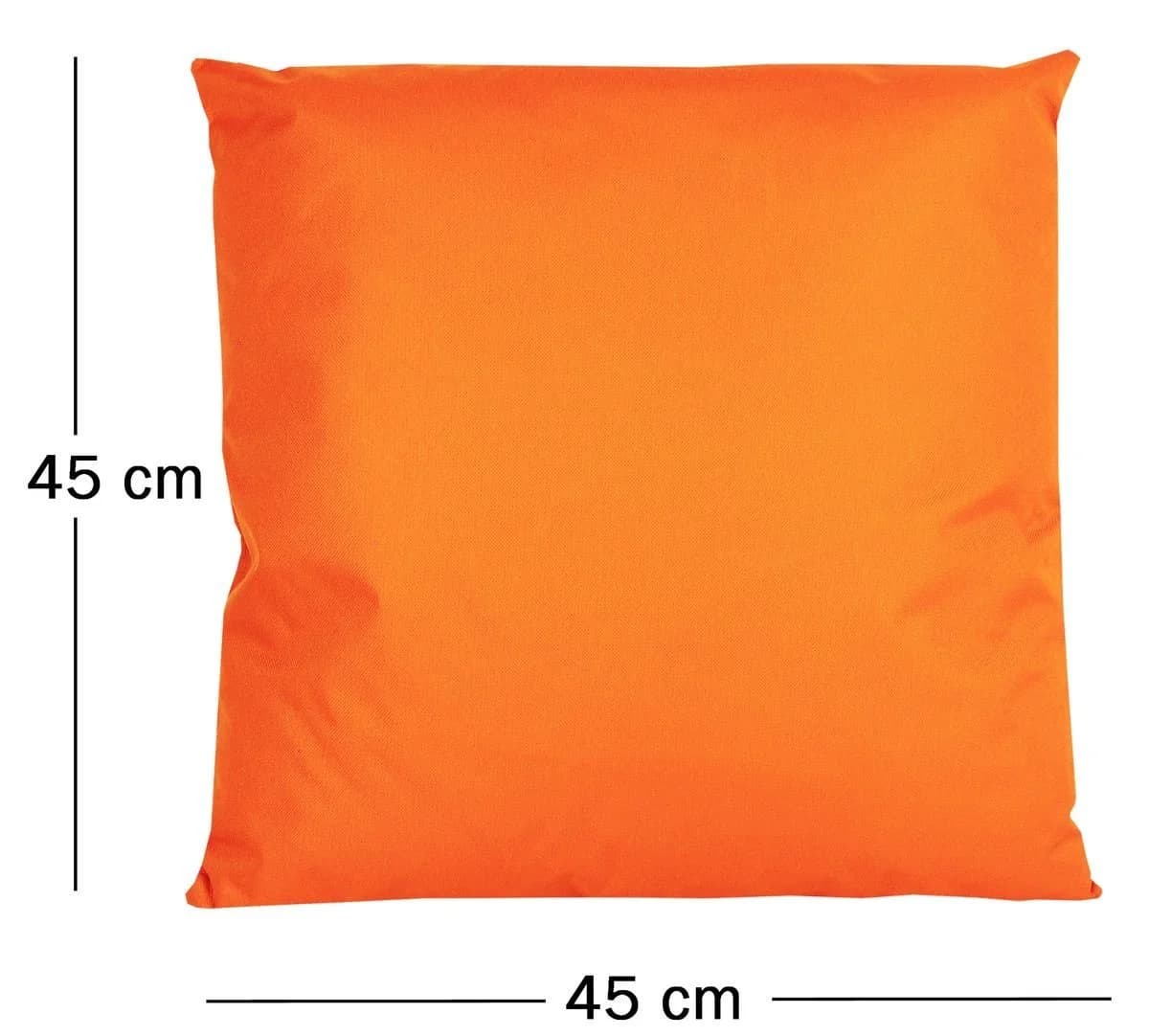 JACK Dekokissen Orange 45x45cm Outdoor Lounge Kissen mit Füllung - Bild 3