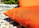 JACK Dekokissen Orange 45x45cm Outdoor Lounge Kissen mit Füllung Bild 4