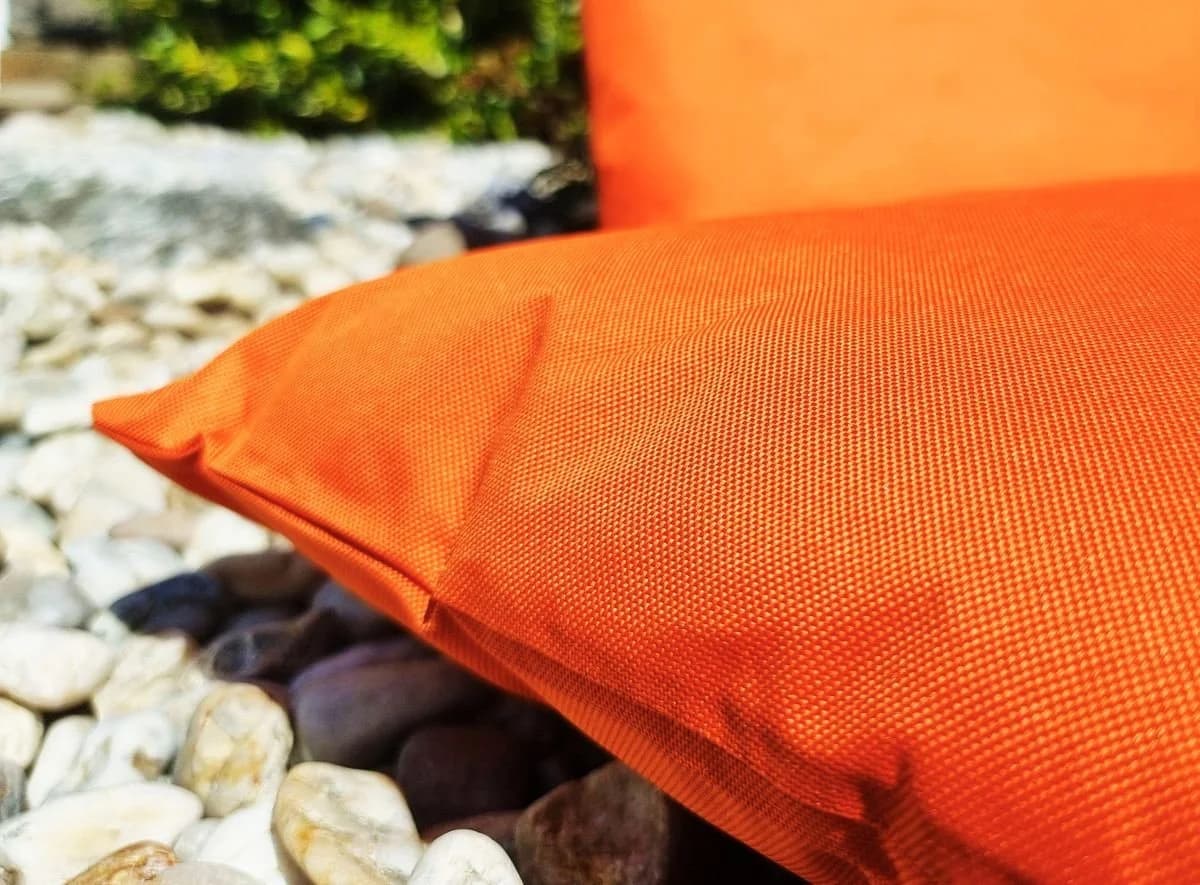 JACK Dekokissen Orange 45x45cm Outdoor Lounge Kissen mit Füllung - Bild 4