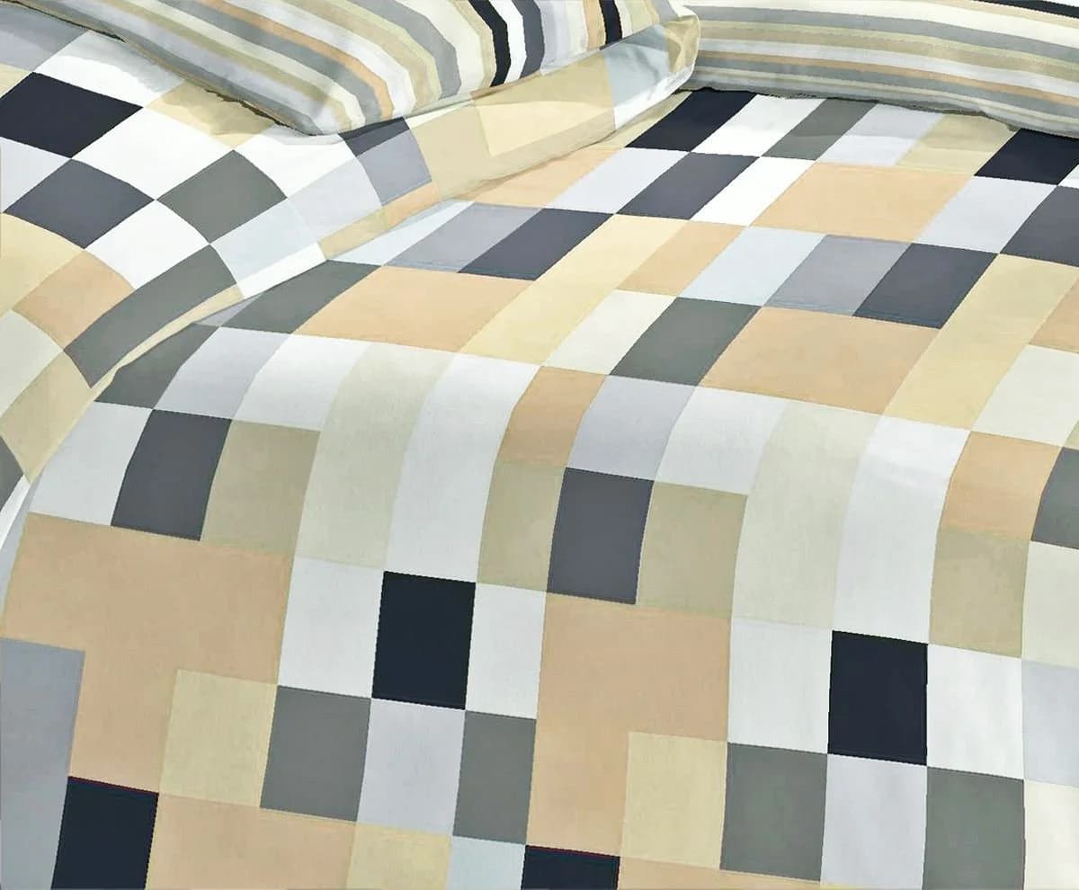 JACK Wendebettwäsche 4-tlg. Renforce Baumwolle 135x200 cm mit Karos - Bild 3