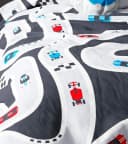 JACK Kinderbettwäsche 2-tlg. Bunt Rennwagen Motiv Baumwolle Bild 4