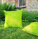 JACK Dekokissen 2x 50x50cm Outdoor Lounge Kissen Grün mit XXL Füllung Bild 5