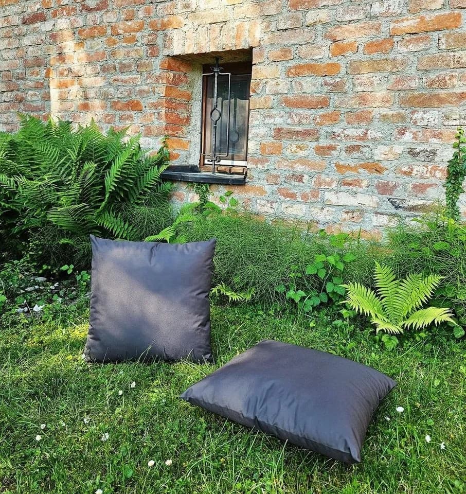 JACK Dekokissen 2x 50x50cm Outdoor Lounge Kissen inkl. XXL Füllung