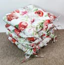 Rattani Sitzkissen Set 4x Klara 42x42cm Baumwolle Landhaus Bild 1