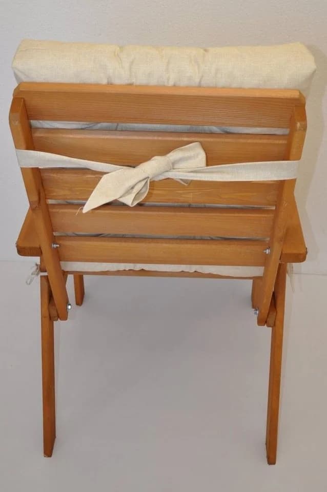 Rattani Hochlehnerauflage Polster beige 115x50 cm - Bild 4