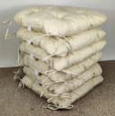 Rattani Stuhlkissen 6x Sitzkissen Klara 42x42cm Beige Bild 1