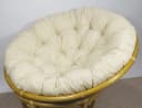 Rattani Sitzkissen Beige für Rattan Papasansessel - 100-120 cm Bild 1