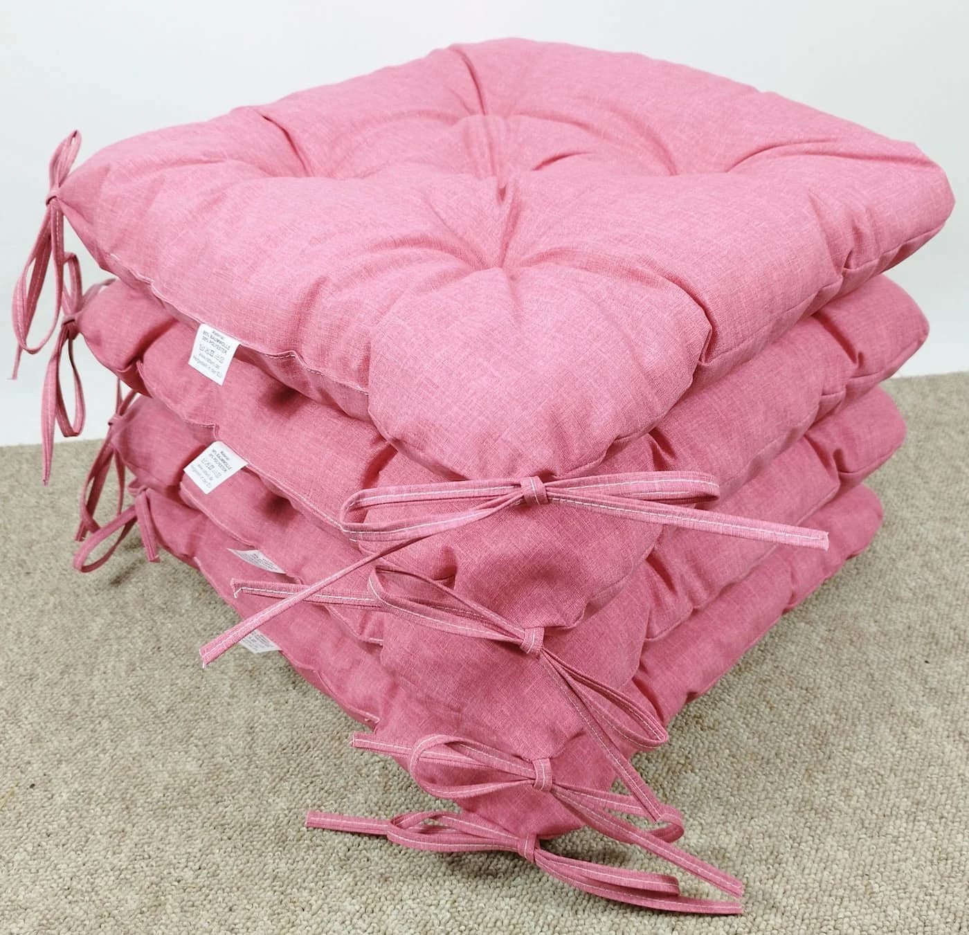 Rattani Stuhlkissen 4x Rosa antico Sitzkissen Klara - Bild 2