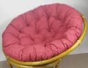 Rattani Sitzkissen Rot für Rattan Papasansessel 100-120 cm Bild 2