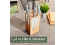 Waldwerk Magnet-Messerblock drehbar aus massivem Eichenholz Bild 5