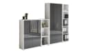 moebel-dich-auf Aktenschrank TABOR 4 Weiß Modular Abschließbar Bild 2