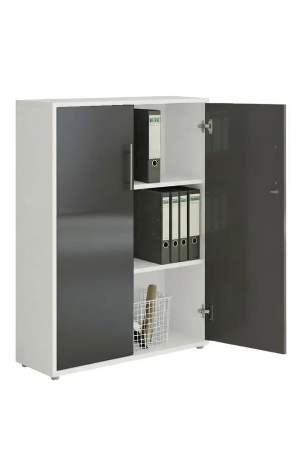 moebel-dich-auf Aktenschrank TABOR 4 Weiß Modular Abschließbar - Bild 4