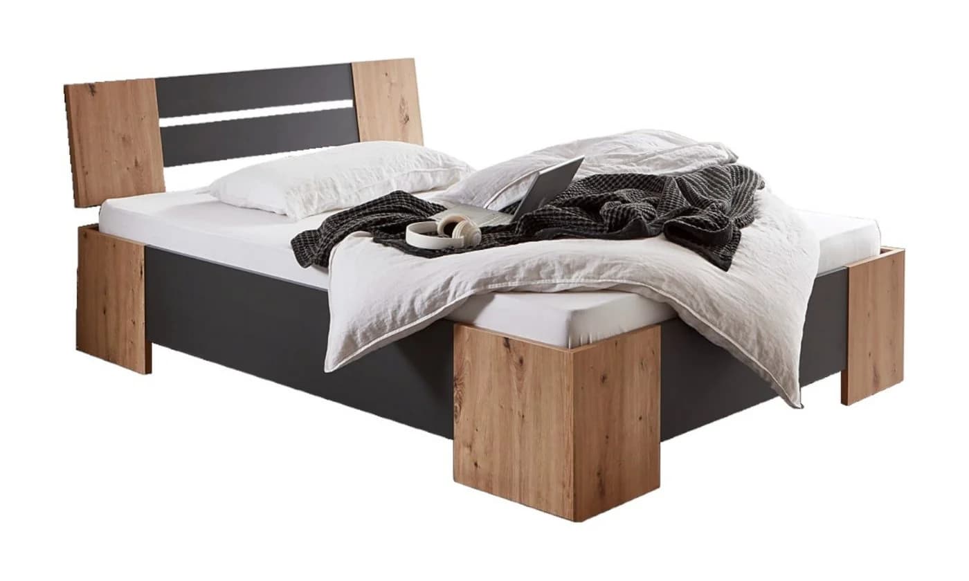 moebel-dich-auf Futonbett LINZ Artisan Eiche Nb. / anthrazit - Bild 2