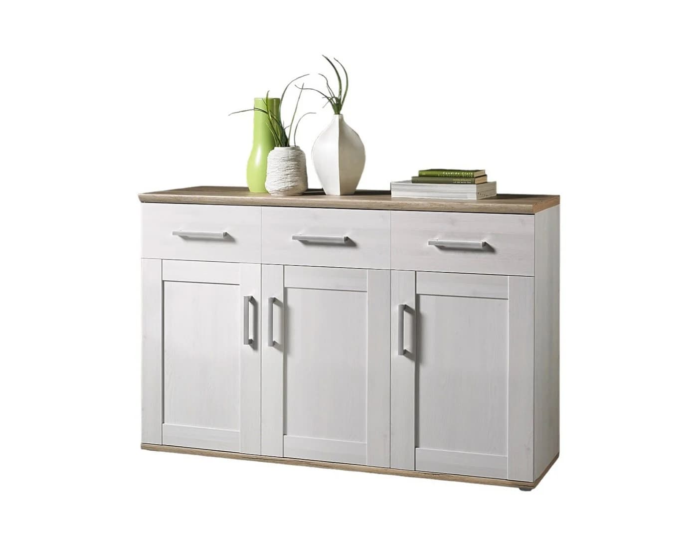 moebel-dich-auf Sideboard ELEGANCE Landhausstil Sibiu-Lärche San Remo hell - Bild 2