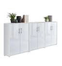 moebel-dich-auf Aktenschrank TABOR 9 Weiß Abschließbar Bild 2