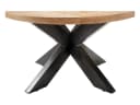 moebel-dich-auf Couchtisch ACE Mango Massivholz Modern Rund Bild 1