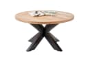 moebel-dich-auf Couchtisch ACE Mango Massivholz Modern Rund Bild 2
