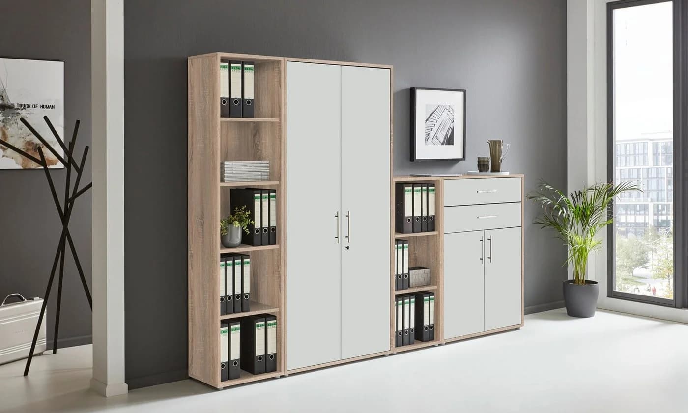 Tabor Aktenschrank Metall 44x186 cm