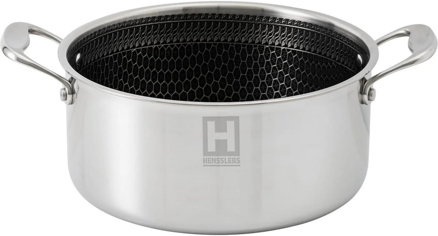 Kochtopf HENSSLERS Silber 20cm 2,8L Induktion