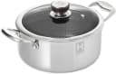 Kochtopf HENSSLERS silber 5,0L - 3-Schicht Edelstahl mit Wabenstruktur Bild 2