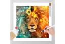 GOLDEN Kreativset Diamond Painting Zubehör Weihnachten Löwe Bunt Bild 2