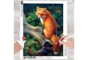 GOLDEN Kreativset Diamond Painting Zubehör Bilder Weihnachten Fuchs 30x40cm Bild 2