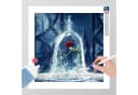GOLDEN Kreativset Diamond Painting Weihnachten Rose und Wasser Bild 2
