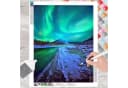 GOLDEN Kreativset Diamond Painting Zubehör Weihnachten Polarlicht Bild 2