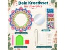 GOLDEN Kreativset Diamond Painting Spiegel Mandala mit Standfuß Bild 3