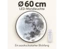 GOLDEN LED-Mondleuchte 60 cm Dimmbar Fernbedienung Gold Bild 5