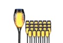 LQWELL LED Solarleuchte mit Flammeneffekt Gelb Bild 2